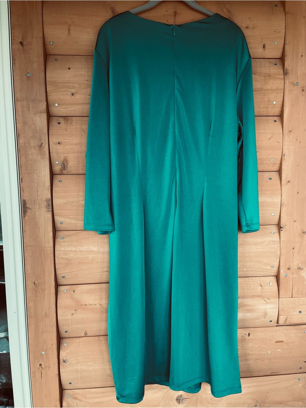 Celebrations by Sydney’s Closet Knot Front Green Dress XL -1X - Picture 9 of 11